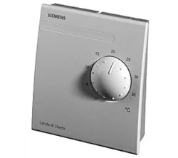 QAA27 Датчик температуры комнатный ,LG-Ni 1000, 0…+50°С, с регулятором°Ставки +/-3К Siemens
