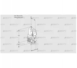 VAS1T20N/20N05FNQGR/PP/PP (88100794) Газовый клапан Kromschroder