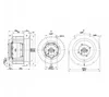Центробежный вентилятор ebmpapst R4D355CM1501
