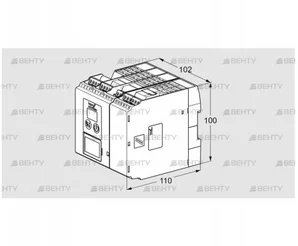 FCU500WC1F1H0K1-E (88622053) Автомат безопасности агрегатов Kromschroder