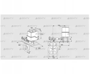 IDR100Z03A650GAW/50-30W20TR10 (88303498) Дроссельная заслонка Kromschroder