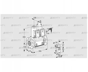 VCS8100F05NLWRB/PPPP/2-MM (88202942) Сдвоенный газовый клапан Kromschroder