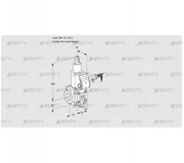 VAS115/-R/LW (88021249) Газовый клапан Kromschroder