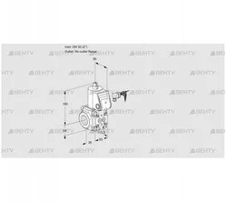 VAS350/-R/NK (88005358) Газовый клапан Kromschroder