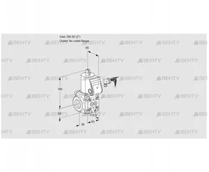 VAS350/-R/NK (88005358) Газовый клапан Kromschroder