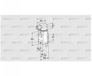 DG 17/110VC4-6WG (84448936) Датчик-реле давления газа Kromschroder