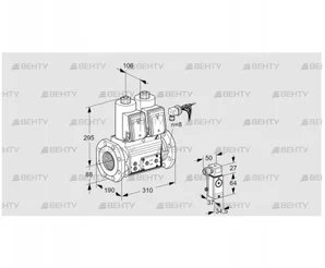 VCS780F05NNWRE/PPP4/3-PP (88207032) Сдвоенный газовый клапан Kromschroder