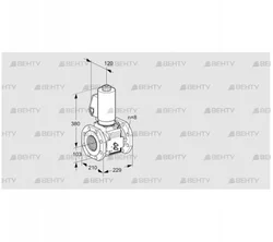 VAS8T100A05NKGLB/MM/MM (88204592) Газовый клапан Kromschroder