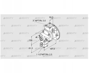 TJ28.0100-A1AHSCNC4E2FAB0 (85401226) Газовая горелка Kromschroder