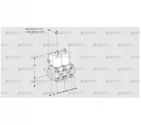 VCS2T40N/40N05NNQL/MMMM/PPPP (88104550) Сдвоенный газовый клапан Kromschroder