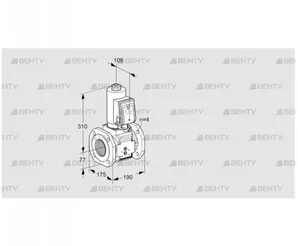 VAS6T65A05NWGRB/PP/PP (88203605) Газовый клапан Kromschroder