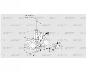 VAS350F/NW (88032136) Газовый клапан Kromschroder