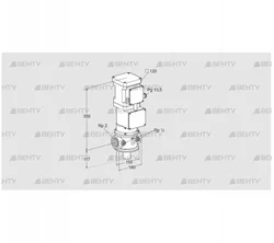 VK 50R10PA93DS2F (85313035) Газовый клапан с приводом Kromschroder