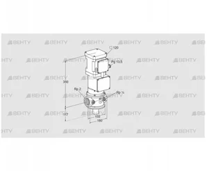 VK 50R10PA93DS2F (85313035) Газовый клапан с приводом Kromschroder