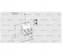 VCH3E40R/50R05NHEWL6/PPPP/PPPP (88105321) Клапан с регулятором расхода Kromschroder