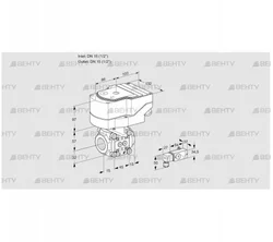 IFC115/15R05-15-2PP/20-60W3T (88302953) Регулирующий клапан с сервоприводом Kromschroder