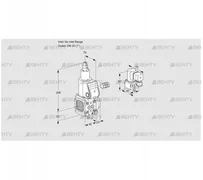 VAS1-/25R/LQ (88006270) Газовый клапан Kromschroder