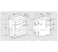 BCU480W3P2C0D1000K1E1-/LM400WF1O0E1- (88680350) Блок управления горением Kromschroder