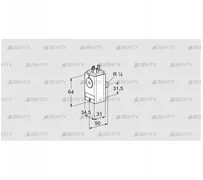 DG 300VC8D-5W (84448950) Датчик-реле давления газа Kromschroder