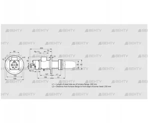 BIC 65RM-200/235-(71)E (84031038) Газовая горелка Kromschroder