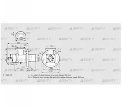 BIO 125RM-350/335-(14)E (84023046) Газовая горелка Kromschroder