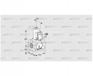 VAS780F05NK3B/PP/PP (88203250) Газовый клапан Kromschroder