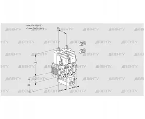 VCD1E15R/20R05FND-25WR3/PPPP/PPPP (88101503) Регулятор давления Kromschroder