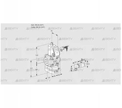 VAD120R/NW-100A (88015560) Газовый клапан с регулятором давления Kromschroder