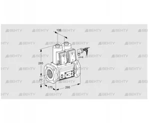 VCS665F05NNWRE/PPPP/PPPP (88207661) Сдвоенный газовый клапан Kromschroder