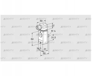 DG 17VC8D-6S32 (84448004) Датчик-реле давления газа Kromschroder