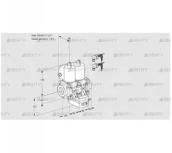 VCG2E40R/40R05NGEWL6/PPPP/PPPP (88104418) Клапан с регулятором соотношения Kromschroder