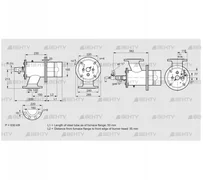 ZIO 165RML-50/35-(37)D (84246014) Газовая горелка Kromschroder