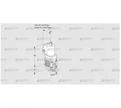 VAS2T-/NKSL (88010556) Газовый клапан Kromschroder