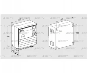 BCU460-10/1LW3GBS4B1/1 (88610931) Блок управления горением Kromschroder