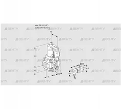 VAS1T15N/NQGR (88016997) Газовый клапан Kromschroder