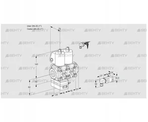 VCD1E25R/25R05D-100NWL/PPPP/2-PP (88105315) Регулятор давления Kromschroder