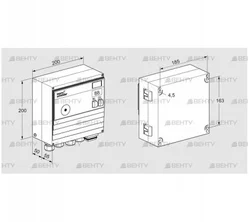 BCU460-3/1LW8GBB1/1 (88611351) Блок управления горением Kromschroder