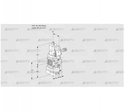 VAD1-/20R/NWGR-25A (88025853) Газовый клапан с регулятором давления Kromschroder