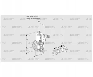 VAS340/-R/NW (88032134) Газовый клапан Kromschroder