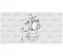 JSAV 25TN40/1-0Z (86361021) Предохранительный запорный клапан Kromschroder