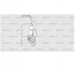 VAS2T-/LQ (88033967) Газовый клапан Kromschroder