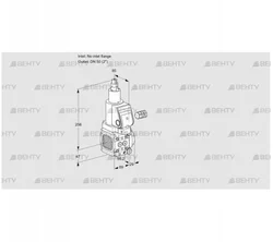 VAS2-/50R/LPGR (88016421) Газовый клапан Kromschroder