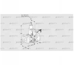 VAS350F/LW (88008701) Газовый клапан Kromschroder