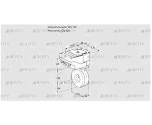 IBA150/125Z05/20-60Q3T (88303623) Дроссельная заслонка Kromschroder