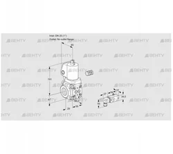 VAS225/-R/NKSL (88032273) Газовый клапан Kromschroder