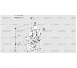 VCD2E40R/40R05D-25LWR/PPPP/PPPP (88105597) Регулятор давления Kromschroder