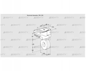 IBG100Z05/40A2A (88301759) Дроссельная заслонка Kromschroder