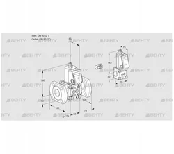 VAS3E50F/50F05NWR/PP/BS (88106642) Газовый клапан Kromschroder