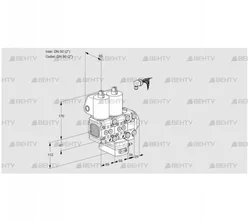 VCG2E50R/50R05FNGEVWL/PPPP/PPPP (88104361) Клапан с регулятором соотношения Kromschroder