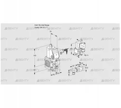 VAS1-/25R/NW (88034069) Газовый клапан Kromschroder